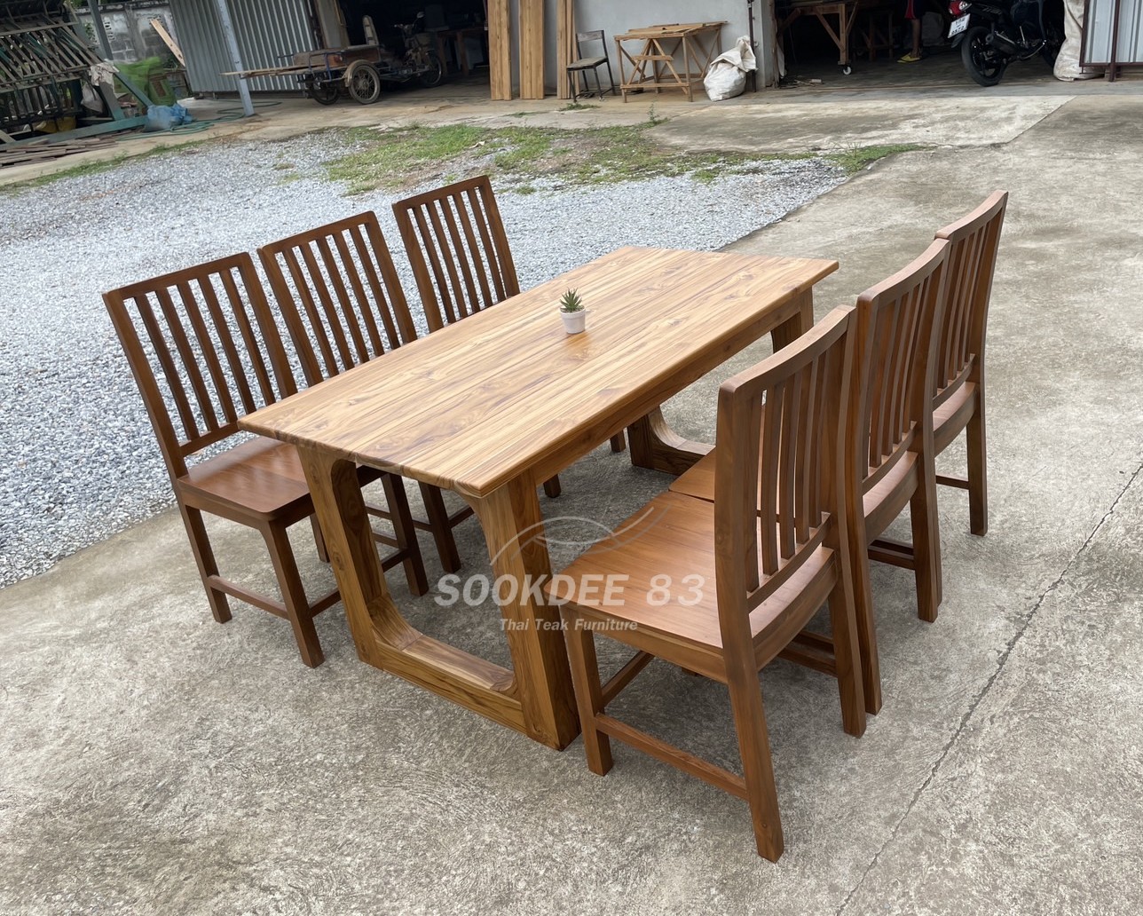 ชุดโต๊ะกินข้าวขายู เก้าอี้สวีเดน