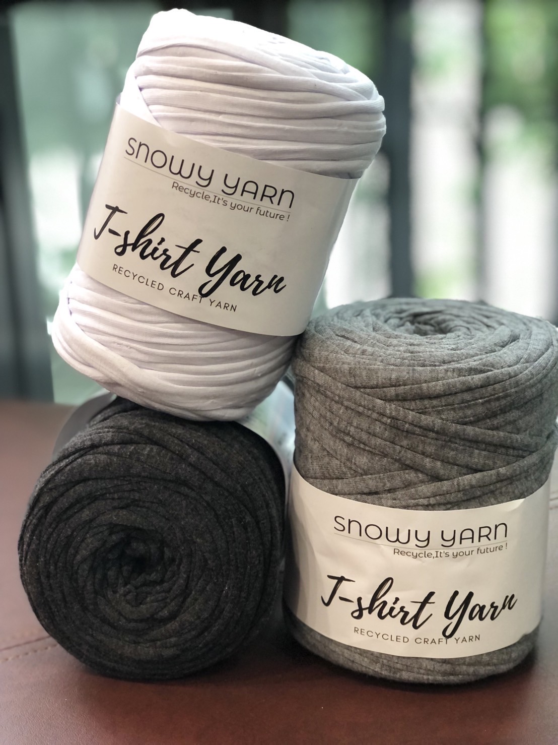 EU ไหมผ้ายืด Snowy yarn