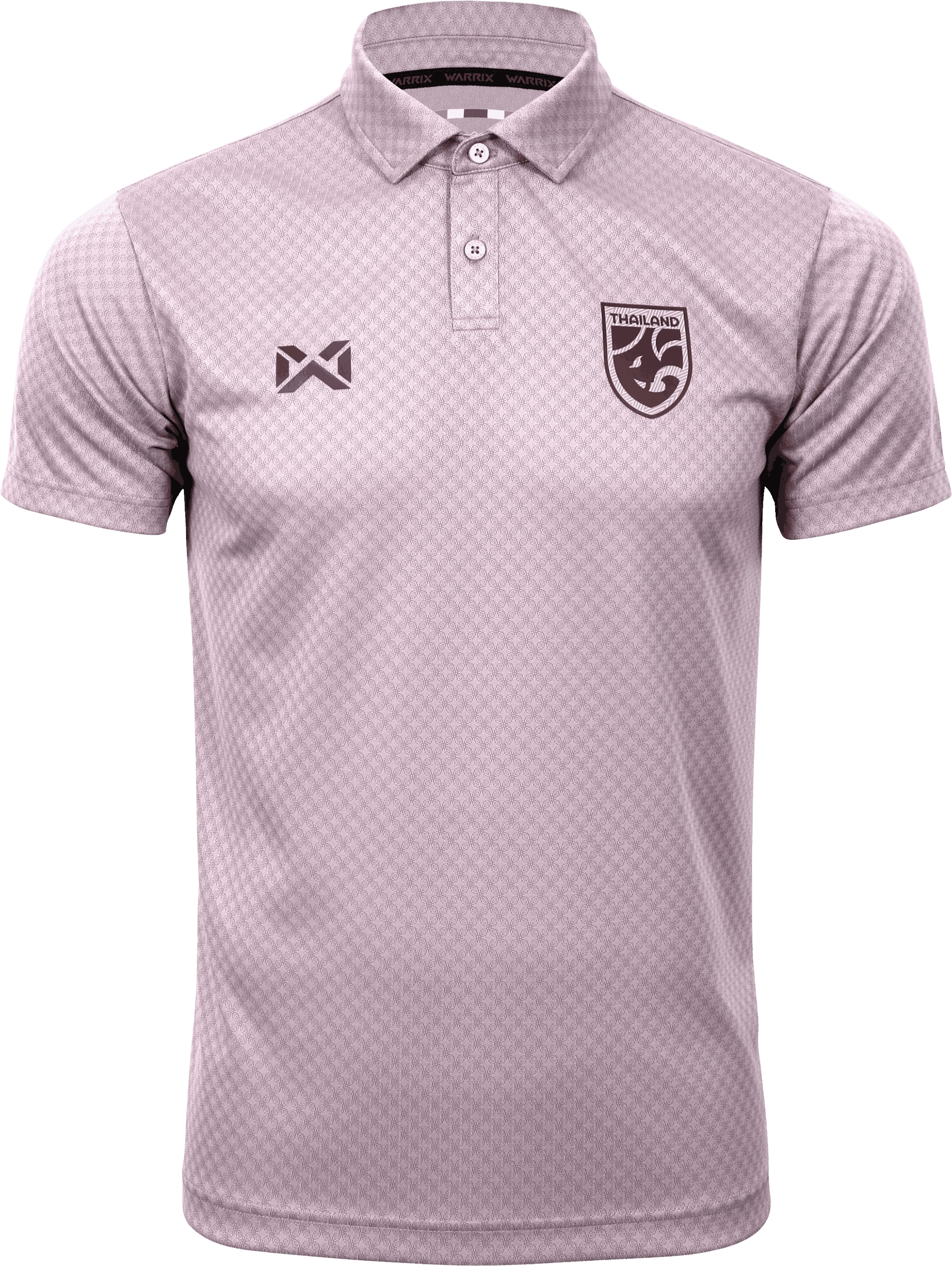 WARRIX ใหม่ล่าสุด!! เสื้อฟุตบอลทีมชาติไทย 2025-26 คอโปโล (Cheer Polo Version) Thailand National Jersey WA-253FBATH30