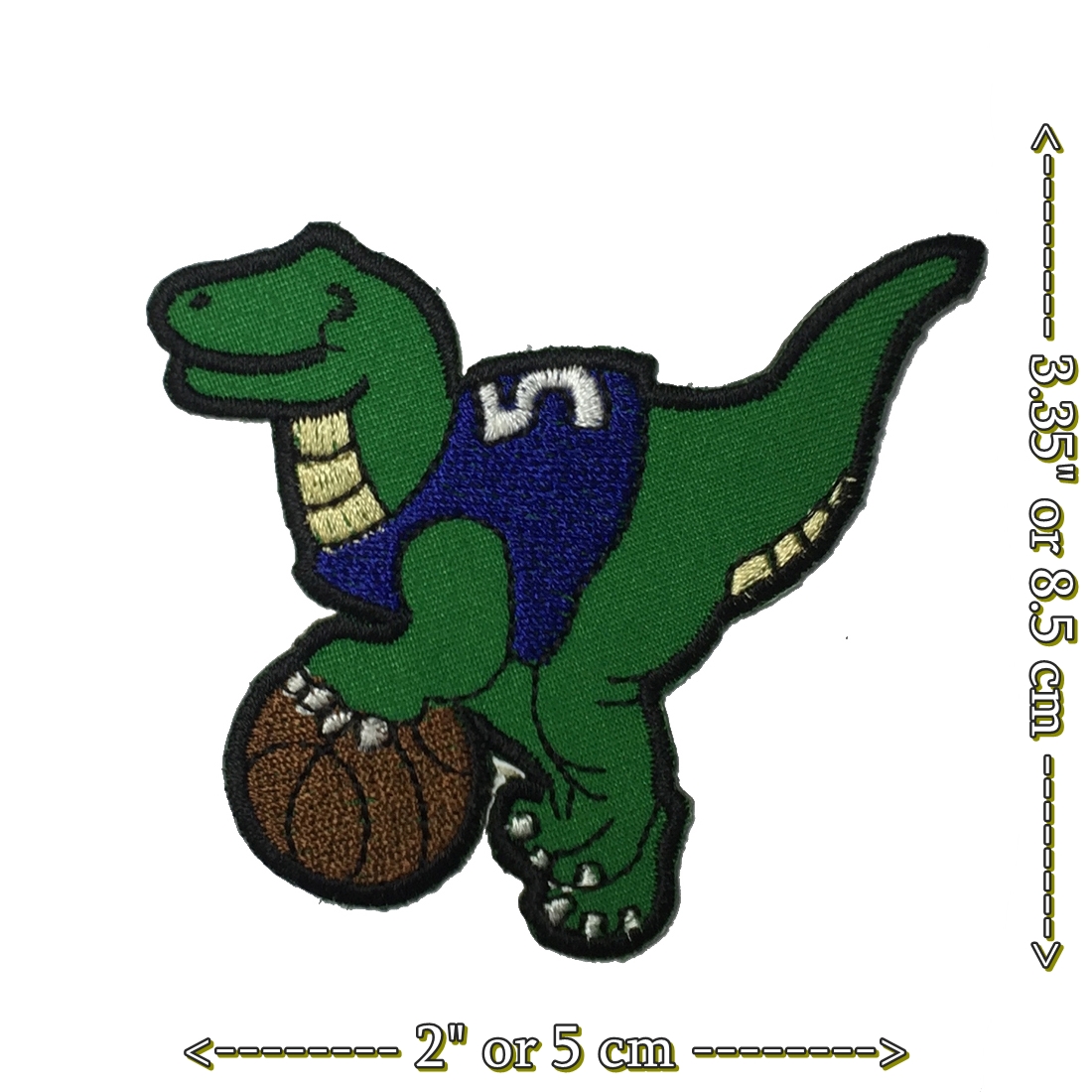 ไดโนเสาร์ ตัวรีดติดเสื้อ อาร์มรีด อาร์มปัก ตกแต่งเสื้อผ้า หมวก กระเป๋า แจ๊คเก็ตยีนส์ Cute Creature Embroidered Iron on Patch