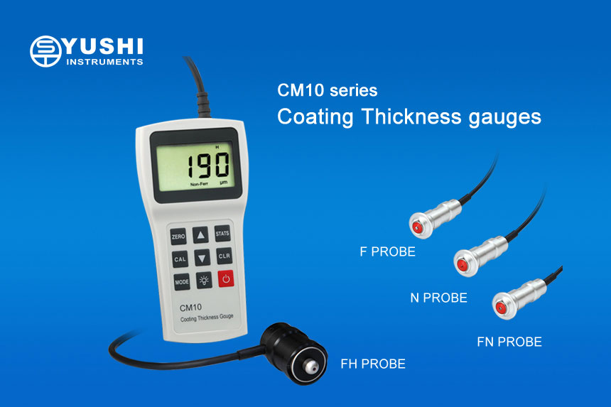 เครื่องวัดความหนาสีและผิวเคลือบ, CM10FH Coating Thickness Gauge Meter Tester 0-10000um