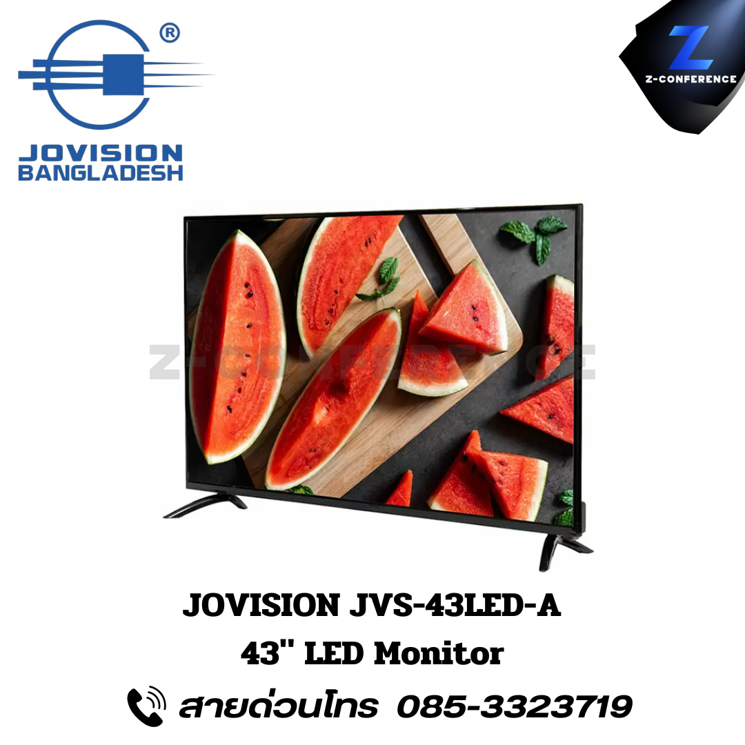 JOVISION JVS-43LED-A 43" LED Monitor. กล้องวงจรปิด , กล้องวงจรปิดไร้สาย , cctv , ติดตั้งกล้องวงจรปิด , ติดกล้องวงจรปิด , กล้องcctv