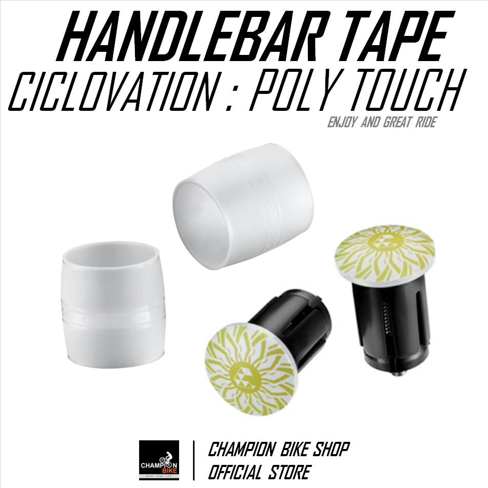 ผ้าพันแฮนด์เสือหมอบ สีเฟดรุ้ง CICLOVATION : POLT TOUCH - OMBRE RAINBOW HANDLEBAR TAPE