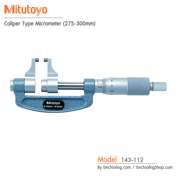 Mitutoyo,Caliper Type Micrometer (275-300mm),143-112