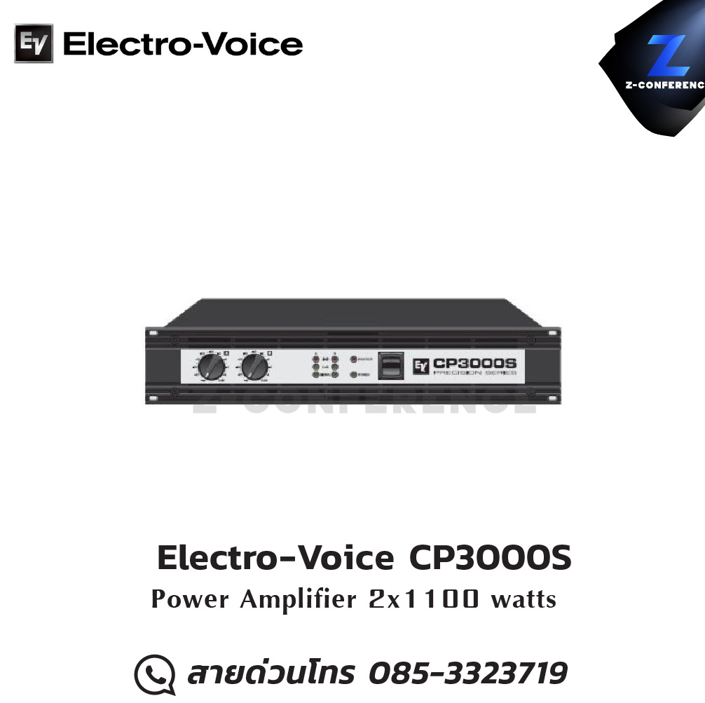 Electro-Voice CP3000S Power Amplifier 2x1100W , แอมป์ , amplifier, power amp, power amplifier