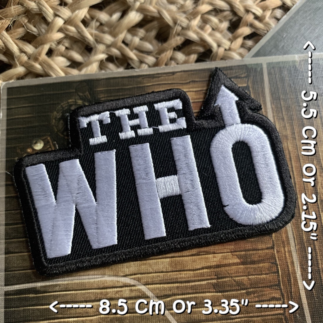 The Who วงดนตรี ร็อค เฮฟวี่เมทัล พังค์ ตัวรีดแบบปัก อาร์มปัก ตัวรีดติดเสื้อ ตัวรีด ติดกระเป๋า ติดหมวก ติดแจ๊คเก็ต Rock Iron on Embroidered Patch