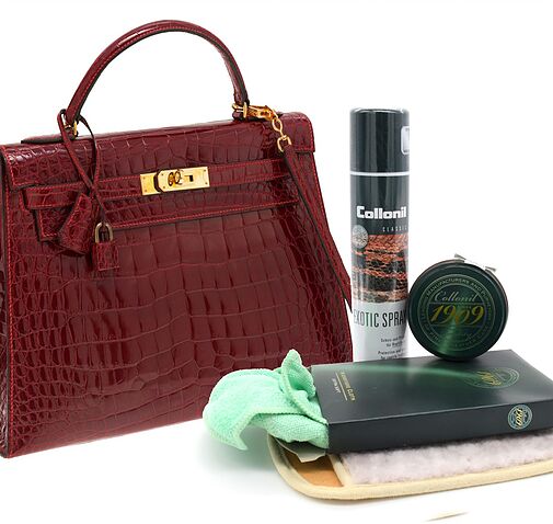 ชุดดูแลหนังงู หนังจระเข้