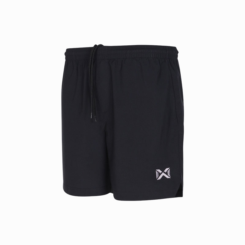 Warrix กางเกงฟุตบอล ขาสั้น วอริกซ์ รุ่น Power Stride Shorts (WP-241FBACL02) ใส่สบาย ระบายอากาศได้ดี สีดำ/น้ำเงิน/เทา