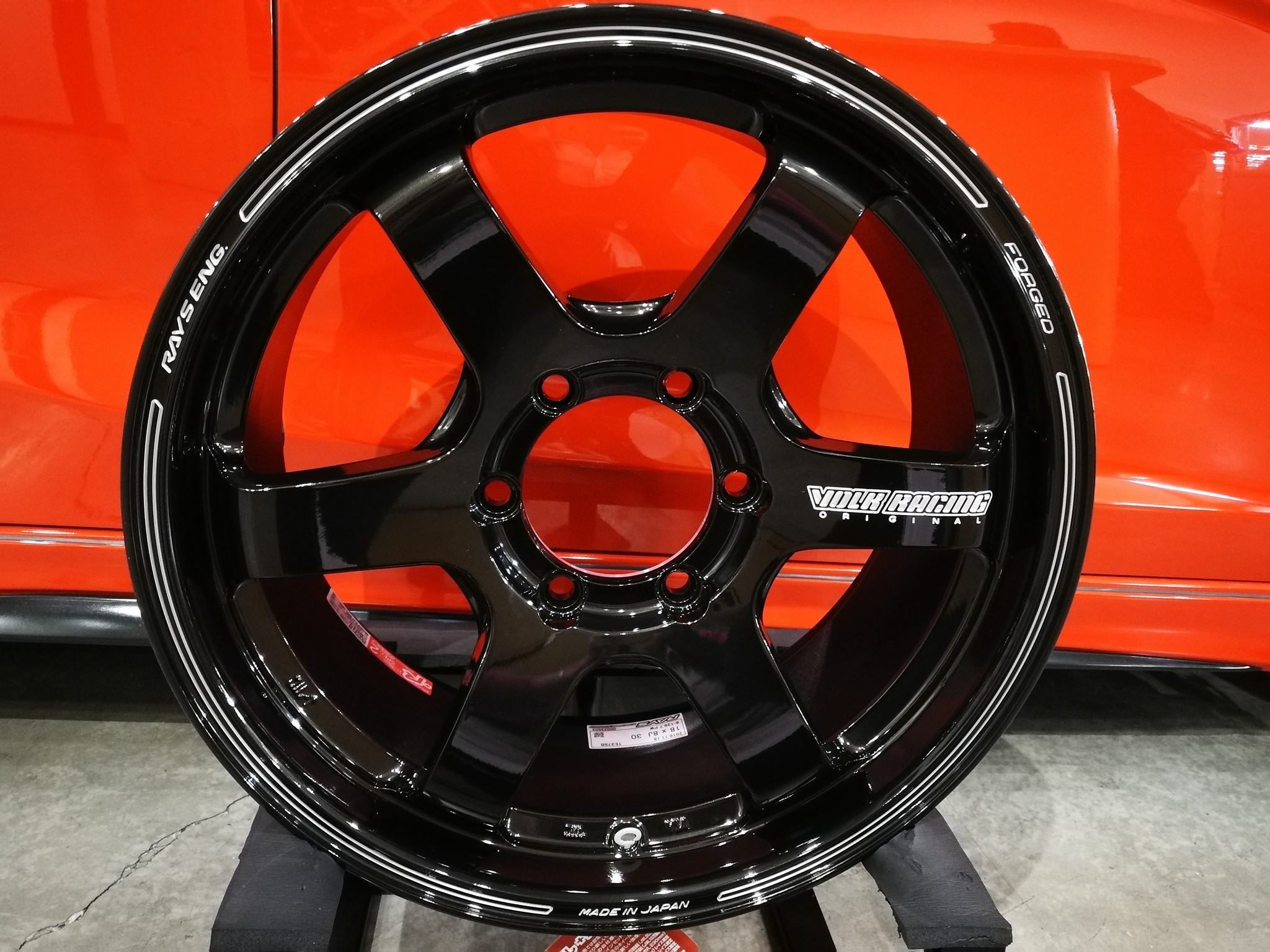 RAYS TE37 SB 18x8+30 6-139.7 สีดำ ใหม่ล่าสุด