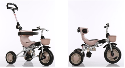 TP 21516 รถสามล้อเด็ก Edgar พับได้ มัลติฟังชั่นเป็นรถเข็นก็ได้ รูปทรงสวยทันสมัย