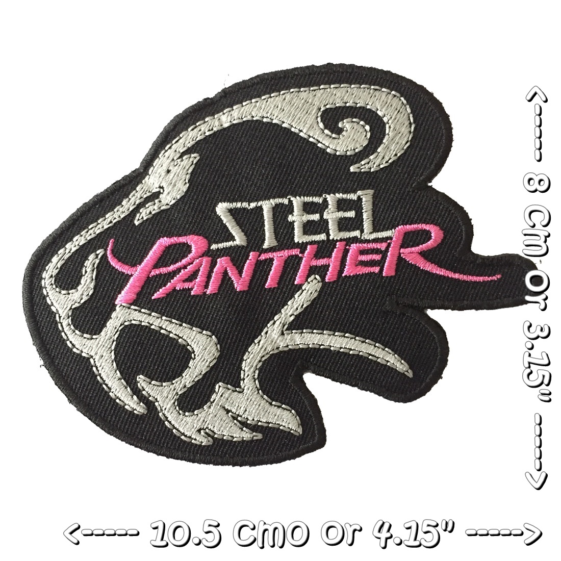 Steel Panther วงดนตรี ร็อค เฮฟวี่เมทัล พังค์ ตัวรีดแบบปัก อาร์มปัก ตัวรีดติดเสื้อ ตัวรีด ติดกระเป๋า ติดหมวก ติดแจ๊คเก็ต Rock Iron on Embroidered Patch