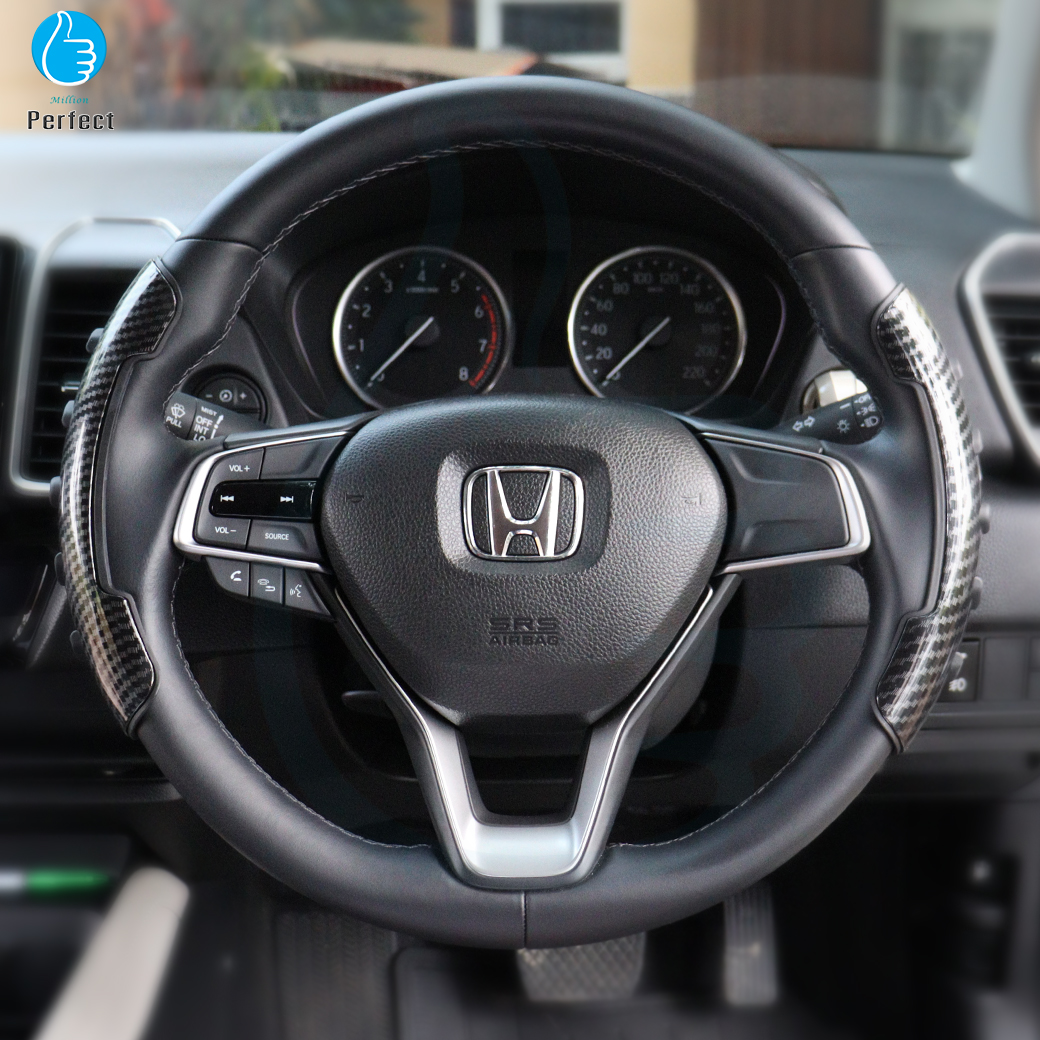 ที่หุ้มพวงมาลัยรถยนต์ ที่หุ้มพวงมาลัยกันลื่น ฝาครอบพวงมาลัยรถยนต์ ที่หุ้มพวงมาลัยเพาเวอร์ อุปกรณ์แต่งรถยนต์ รุ่น SWC16