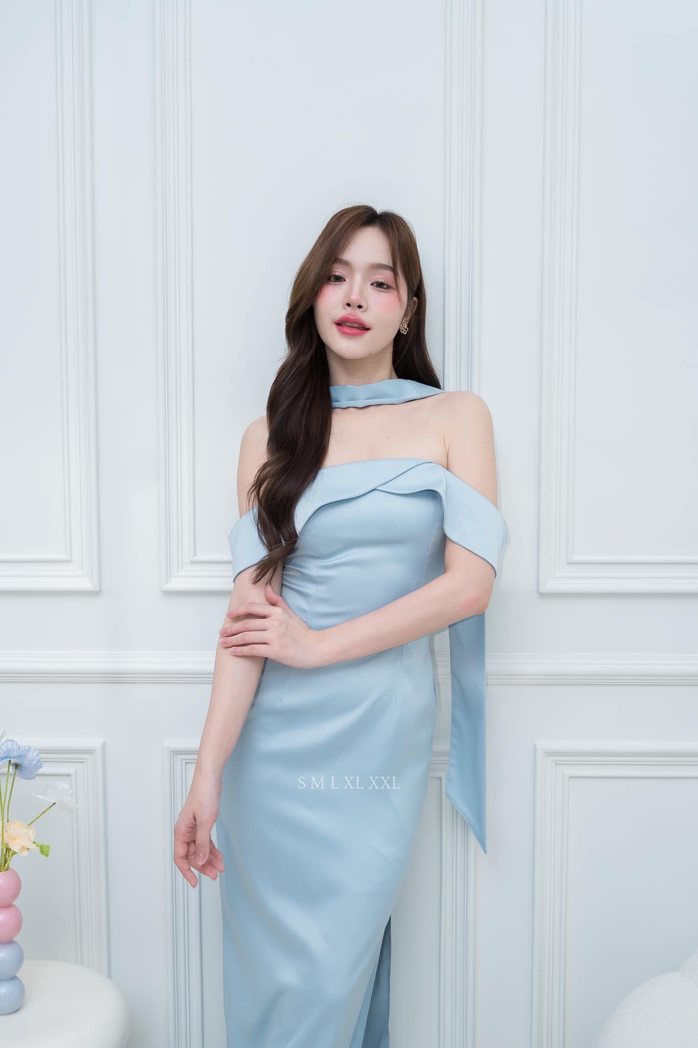 บริการให้เช่า “ ชุดไปงานแต่งงาน ชุดเพื่อนเจ้าสาว ธีมงานสีฟ้า งานแต่งงานธีมงานสีฟ้า