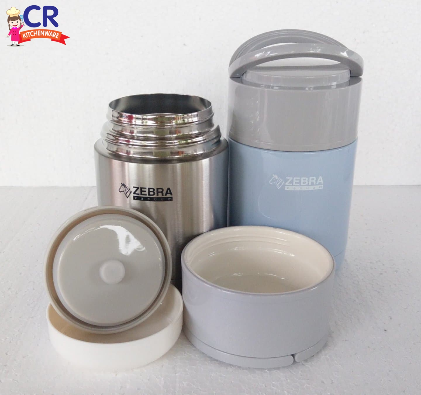 Zebra กระติกอาหารสุญญากาศ Happy Meal 0.8 ลิตร ตราหัวม้าลาย