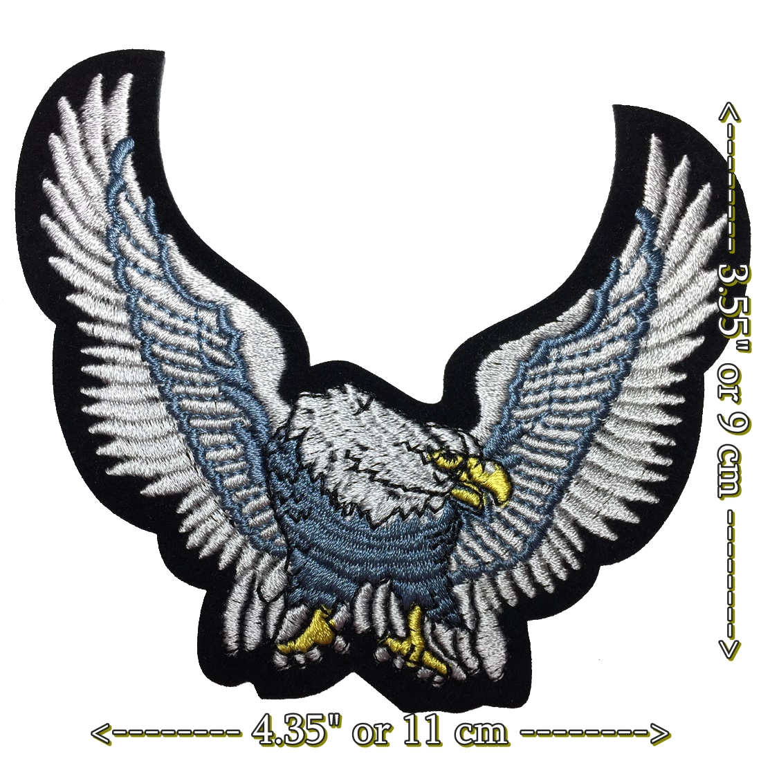 นกอินทรีย์ เหยี่ยว ตัวรีดติดเสื้อ อาร์มรีด อาร์มปัก ตกแต่งเสื้อผ้า หมวก กระเป๋า แจ๊คเก็ตยีนส์ Cute Creature Embroidered Iron on Patch