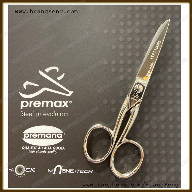 กรรไกรตัดผ้า สำหรับคนถนัดซ้าย PREMAX ขนาด 5 นิ้ว