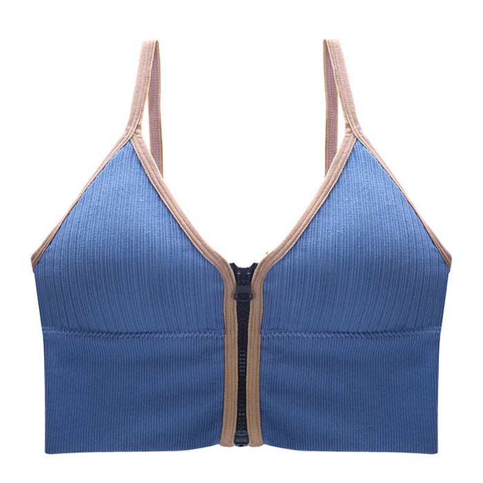 NA202 เสื้อบราสายเดี่ยวเอวลอยเซ็กซี่ ด้านในเป็นฟองน้ำถอด-ใส่ได้ ด้านหน้าเป็นซิปรูดผ่ากลางตามรูปเลยค่ะ