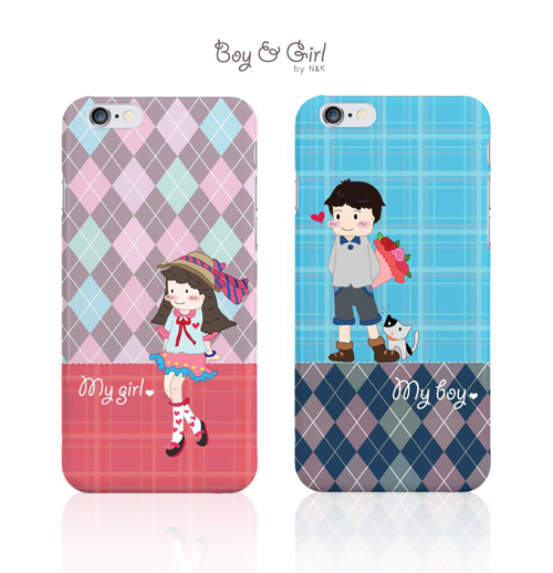 เคสคู่ ลาย Boy & Girl