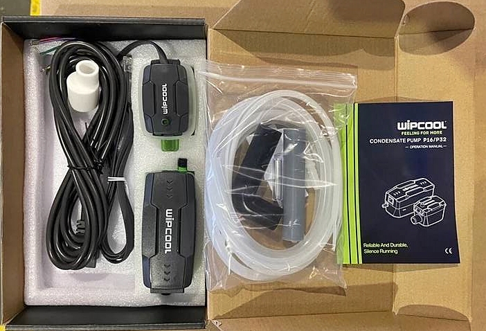 ปั๊มน้ำทิ้ง กาลักน้ำ Mini Condensate Pump แบรนด์ WIPCOOL (WIPC-P16)
