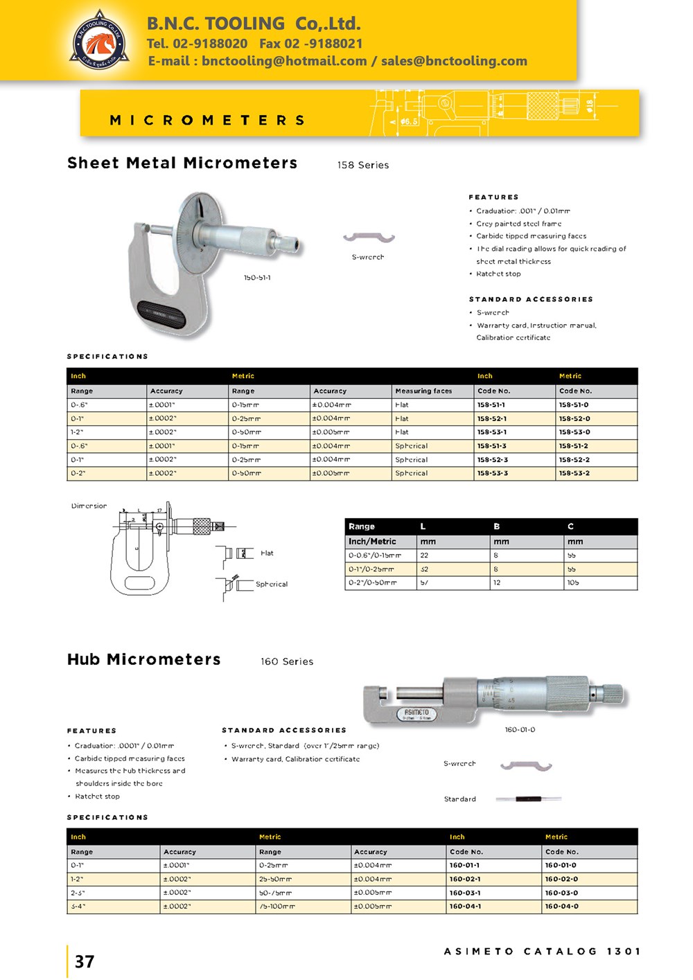 ASIMETO,P37,Sheet Metal Micrometers,160-01-0
