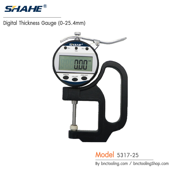 SHAHE,Digital Thickness Gauge (0-25.4mm),5317-25