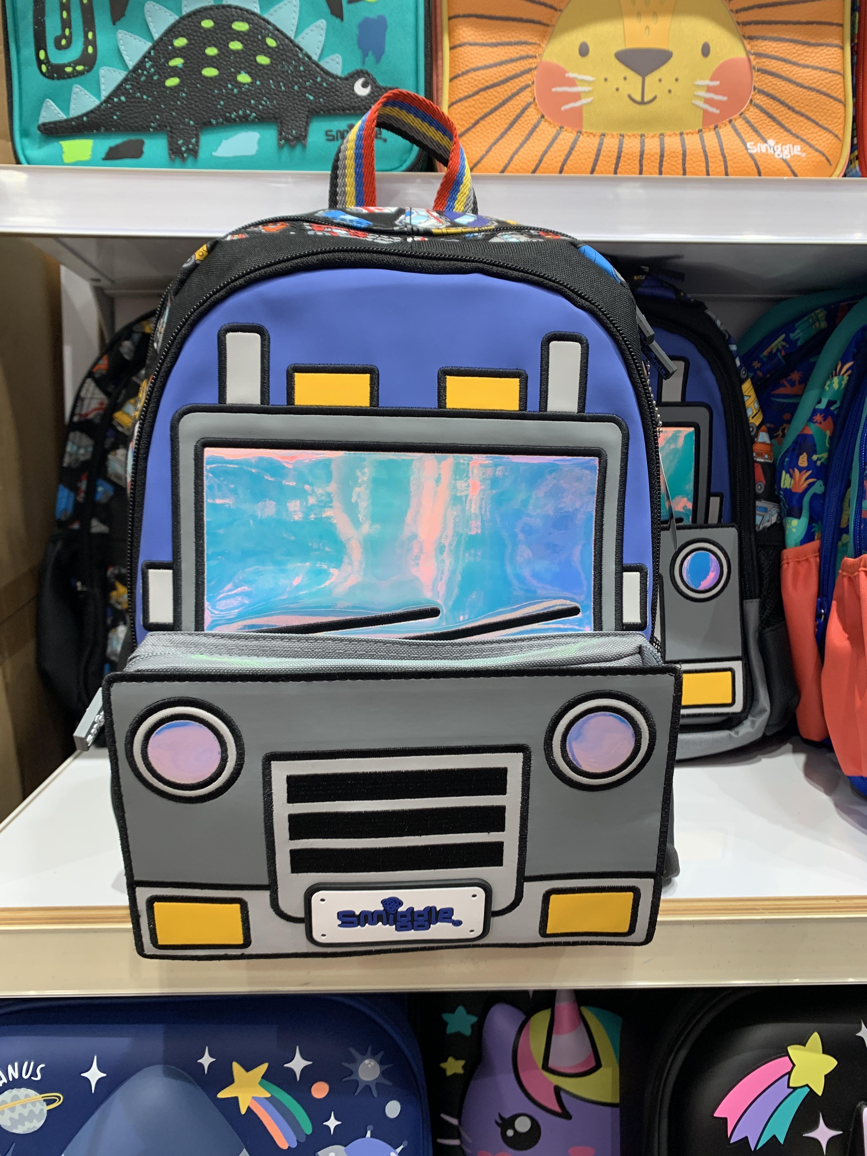 กระเป๋าสะพาย เป้ Smiggle junior - Movin - รถ