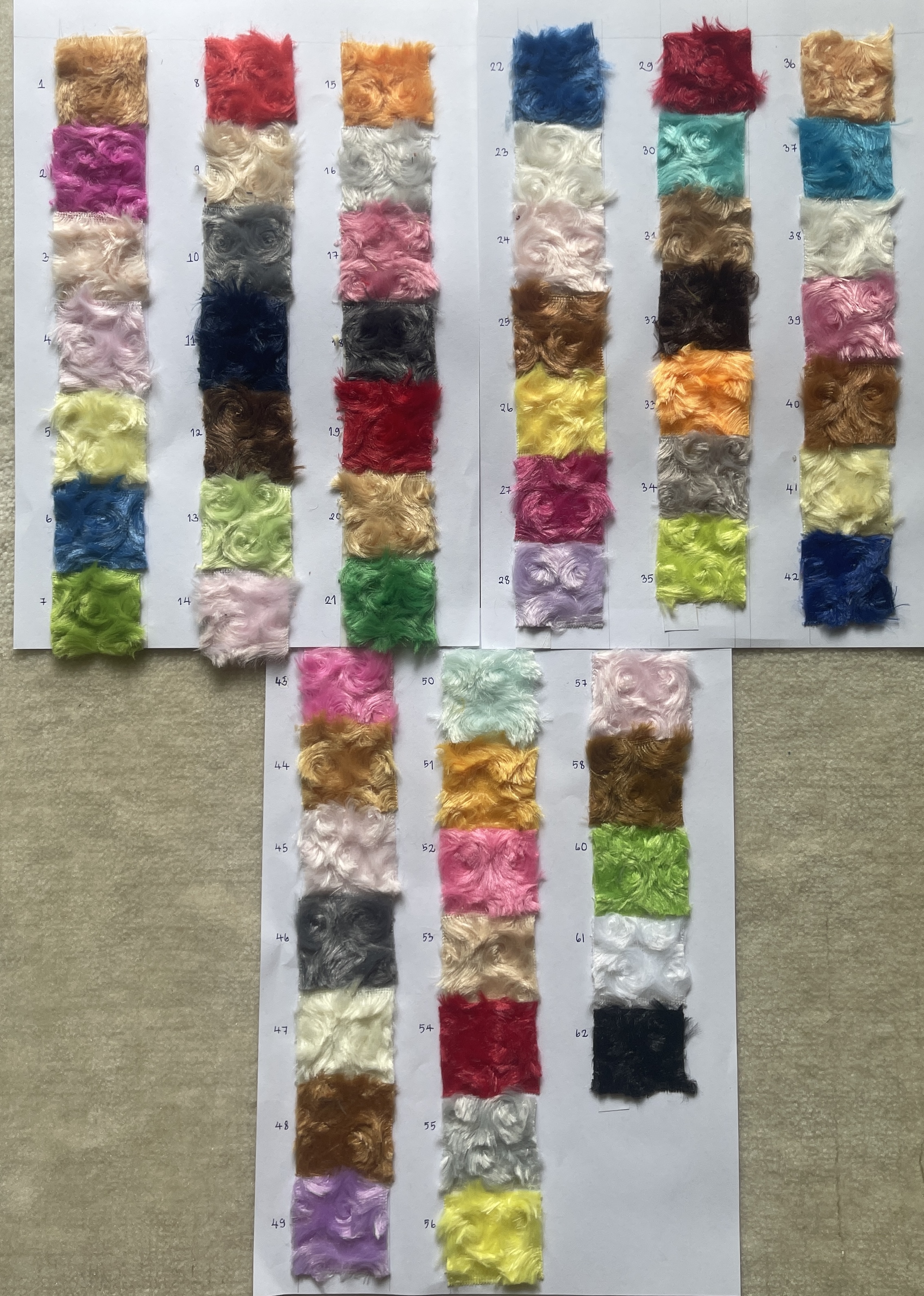 ผ้าขนกุหลาบ ลายสวย PV plush 12มม หน้า ุ62" น้ำหนัก 270 gsm ผ้าขน ผ้าขนมิ้งค์ ผ้าขนฟรุ้งฟริ้ง ผ้าขนทำตุุ๊กตาหมี