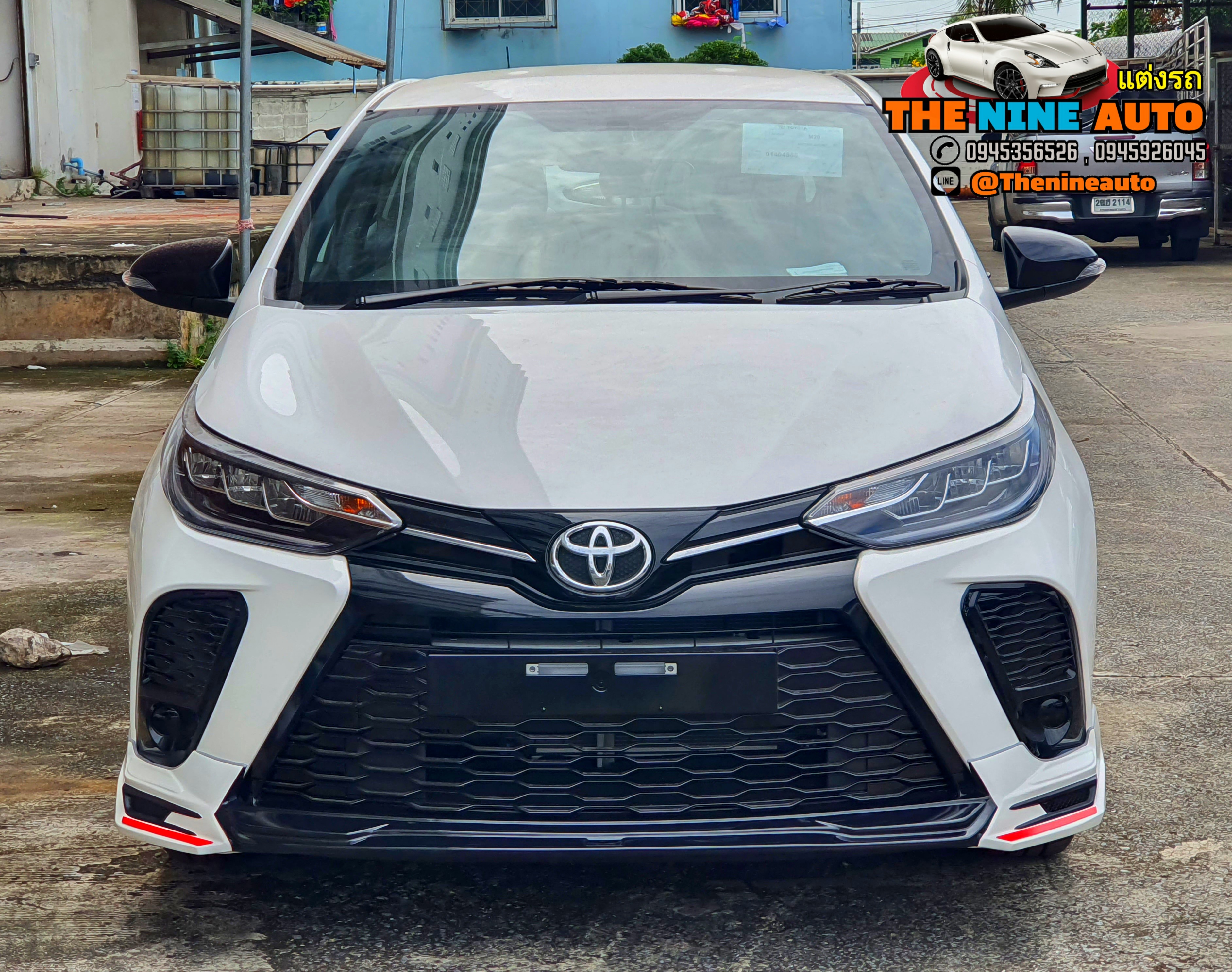ชุดแต่ง Yaris 5 ประตู 2021 แบบ KX SPORT V.1 ชุด 5 ชิ้น(มีสปอยเลอร์)