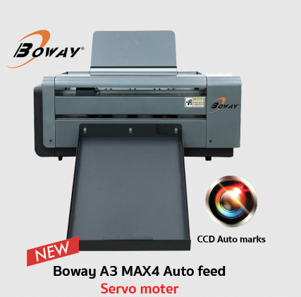 เครื่องไดคัทสติ๊กเกอร์ Boway A3 MAX 4 Auto feed (Servo moter)