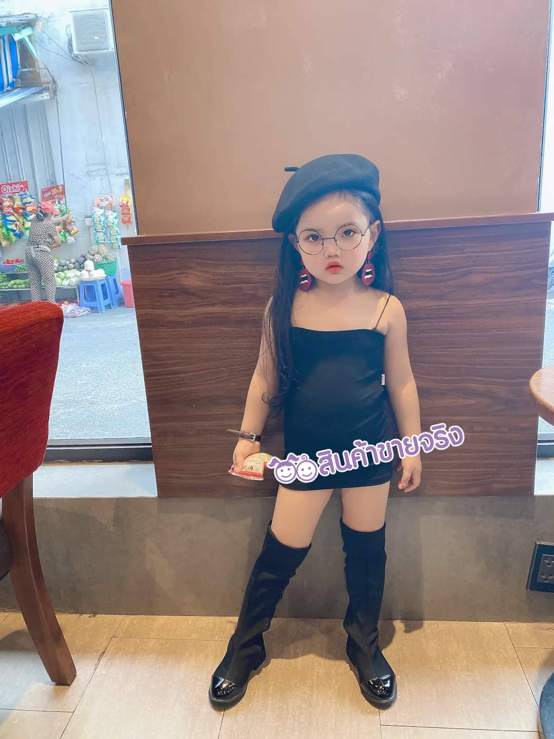 SD04//🔥พร้อมส่ง🔥ชุดเด็กผู้หญิง เดรสสีพื้น....แต่มันแซ่บม๊ากๆนาจา ✅ผ้านิ่มยืดเยอะมาก