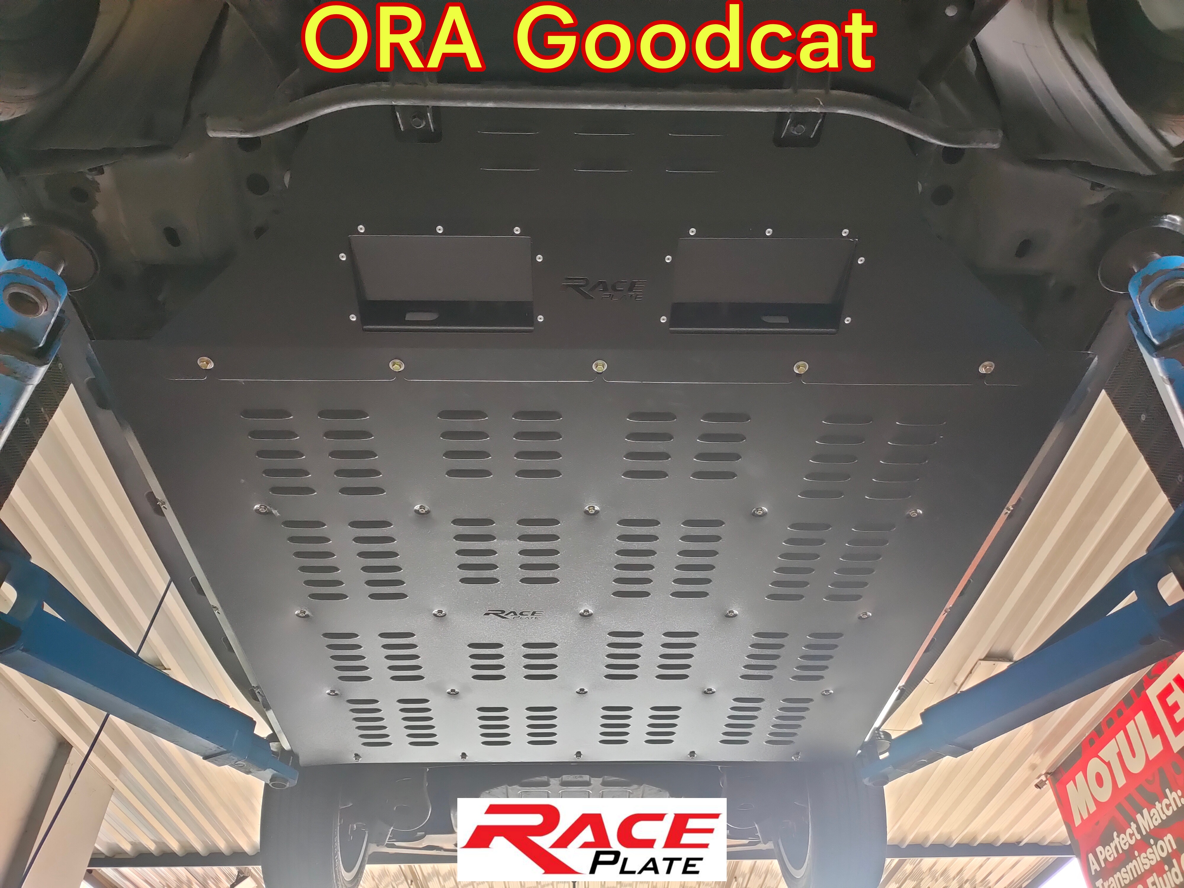 Raceplate Undertray แผ่นปิดใต้ท้องรถยนต์กันกระแทกนิรภัยสำหรับ ORA Goodcat แข็งแรง ปลอดภัย สำหรับคนรักแมวขับขี่ด้วยความอุ่นใจกันเลยนะครับ 🙏😊♥️