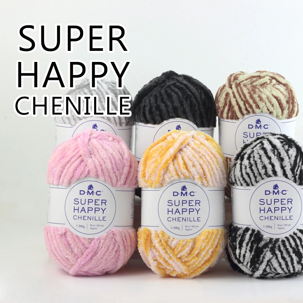 DMC Super Happy Chenille ไหมกำมะหยี่ ม้วนใหญ่ 300g