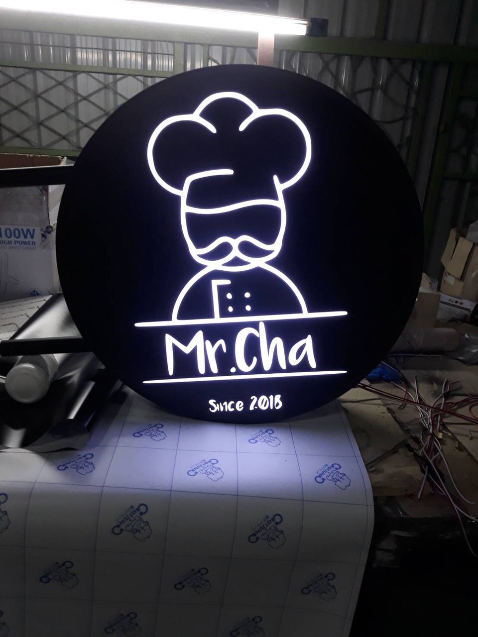 ป้ายกล่องไฟ