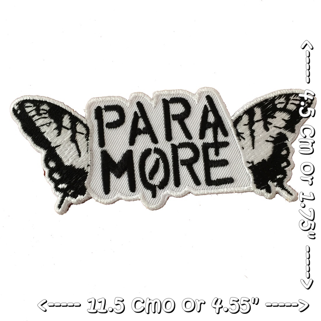 Paramore วงดนตรี ร็อค เฮฟวี่เมทัล พังค์ ตัวรีดแบบปัก อาร์มปัก ตัวรีดติดเสื้อ ตัวรีด ติดกระเป๋า ติดหมวก ติดแจ๊คเก็ต Rock Iron on Embroidered Patch