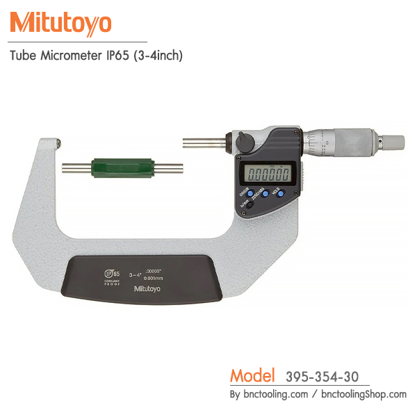 Mitutoyo,Tube Micrometer IP65 (3-4inch),395-354-30