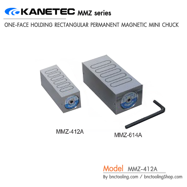 KANETEC,ONE-FACE HOLDING RECTANGULAR PERMANENT MAGNETIC MINI CHUCK,MMZ-412A