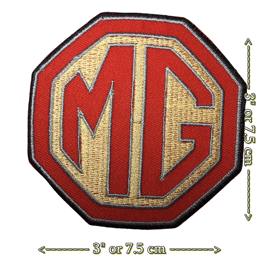 MG ตัวรีดติดเสื้อ อาร์มรีด อาร์มปัก ตกแต่งเสื้อผ้า หมวก กระเป๋า แจ๊คเก็ตยีนส์ Racing Embroidered Iron on Patch