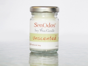 SenOdos Unscented Soy Candles เทียนหอม อโรม่า เทียนไขถั่วเหลืองบริสุทธิ์ 45g