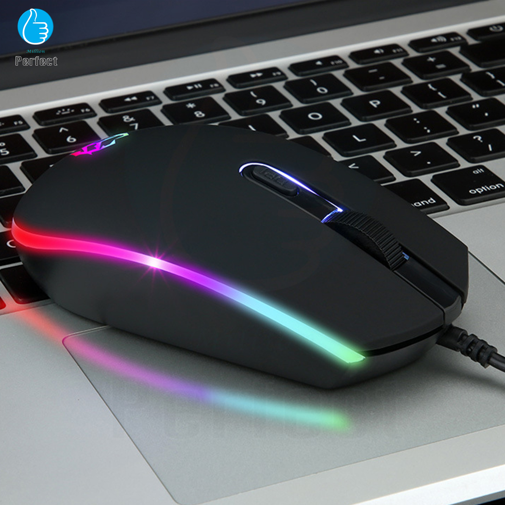 เมาส์ เมาส์ USB เมาส์เกมมิ่ง ความแม่นยำสูงปรับ DPI 800 - 1600 มาพร้อมไฟ LED ในตัว เหมาะกับเกมส์ ทำงาน รุ่น JM610