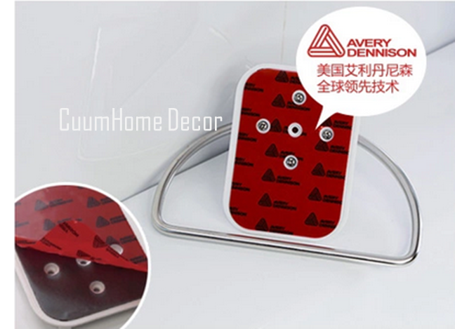 AP-06 ตะขอแขวนผ้าเช็ดมือ ยึดด้วยแผ่นฟิลม์