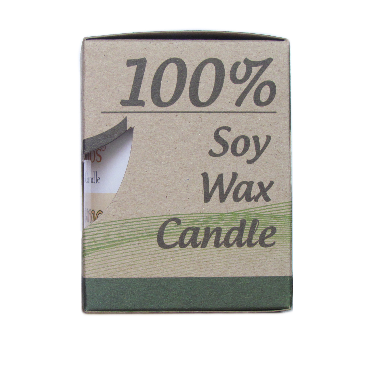 SenOdos เทียนหอม อโรม่า เทียนหอมสปา Ginger + Lemongrass Scented Soy Candle Aroma 190 g - กลิ่นขิง + ตะไคร้