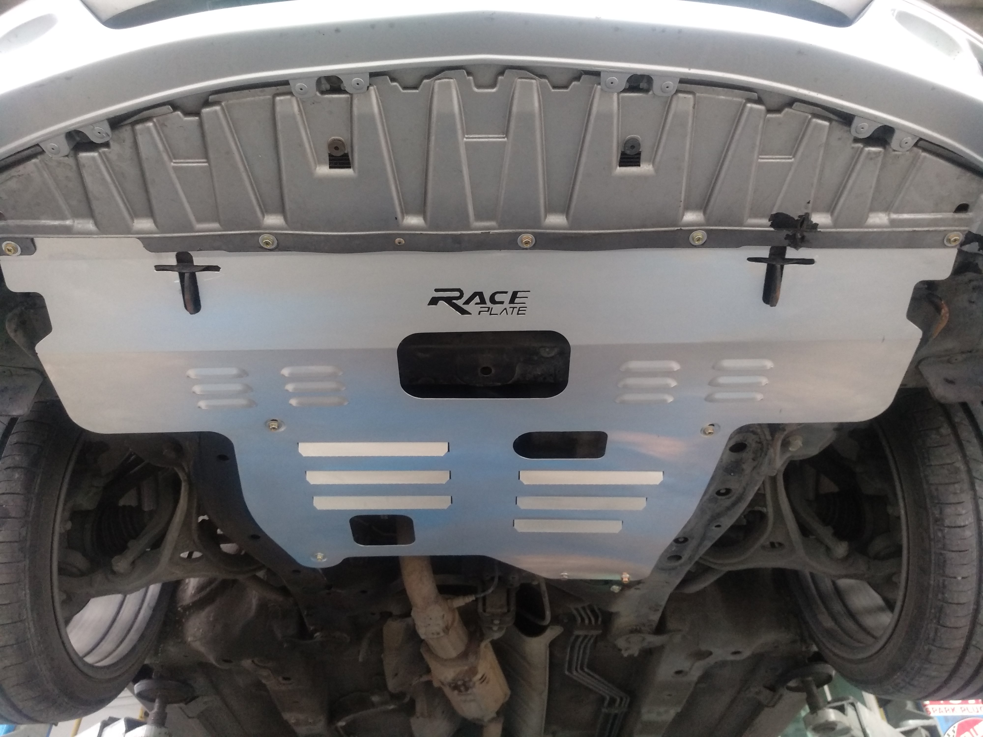 แผ่นปิดใต้ห้องเครื่องอลูมิเนียม Honda Accord Euro R Cl7 Raceplate_Undertray