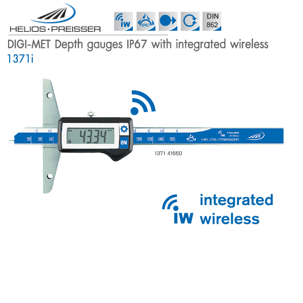 HELIOS-PREISSER,DIGI-MET Depth gauges IP67 with integrated wireless,1371i