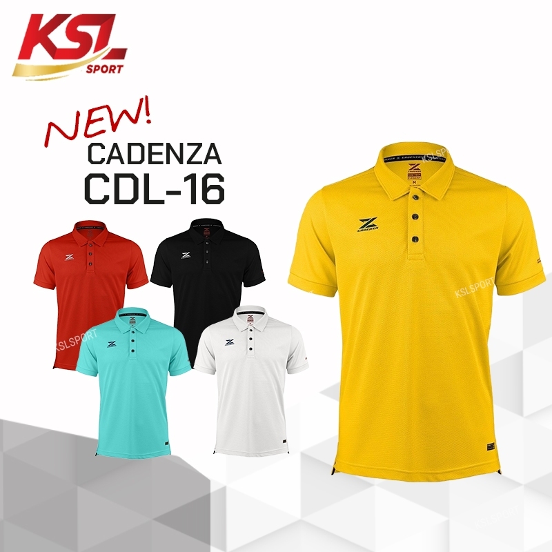ใหม่!! เสื้อโปโลพรีเมี่ยมคอปก CADENZA (คาเดนซ่า) รุ่น CDL-16 สีชุดที่ 2