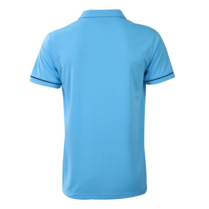 Grandsport เสื้อโปโลแขนสั้น สีฟ้า เหลือง พิมพ์ลาย 12-574 ของแท้