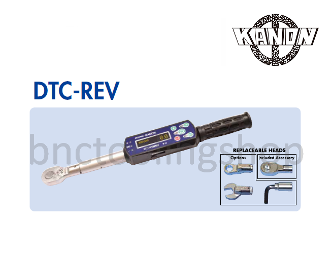 ประแจปอนด์แบบดิจิตอล 30-300N•m,Data Output Digital Torque Wrench Range 30-300N•m,BESTOOL-KANON,DTC-N300REV