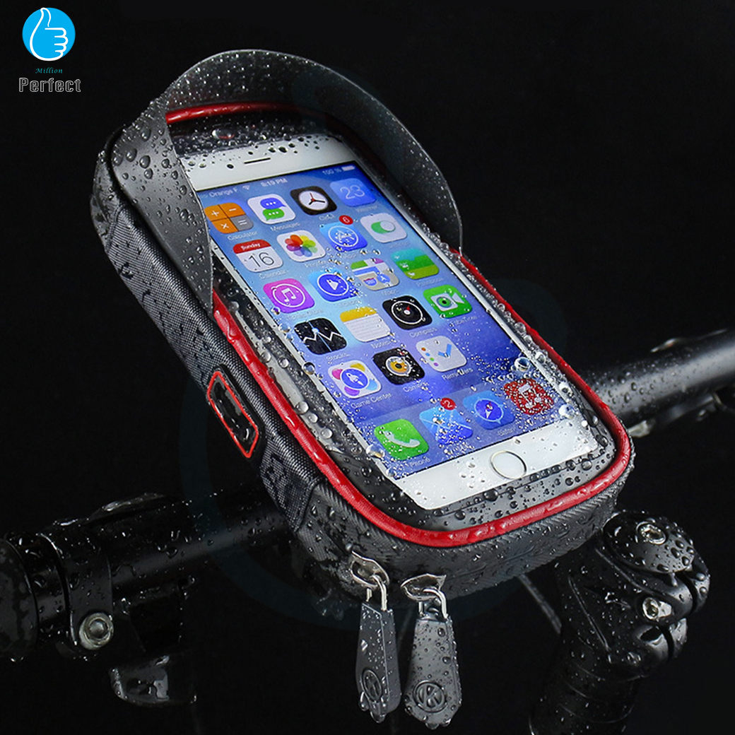 ที่ยึดโทรศัพท์มอเตอร์ไซค์กันน้ำ Motorcycle Holder ที่จับโทรศัพท์ จักรยานยนต์ ขาจับโทรศัพท์มอเตอร์ไซค์ แข็งแรงไม่หลุด หมุนได้ 360 องศา รุ่น FSJ001