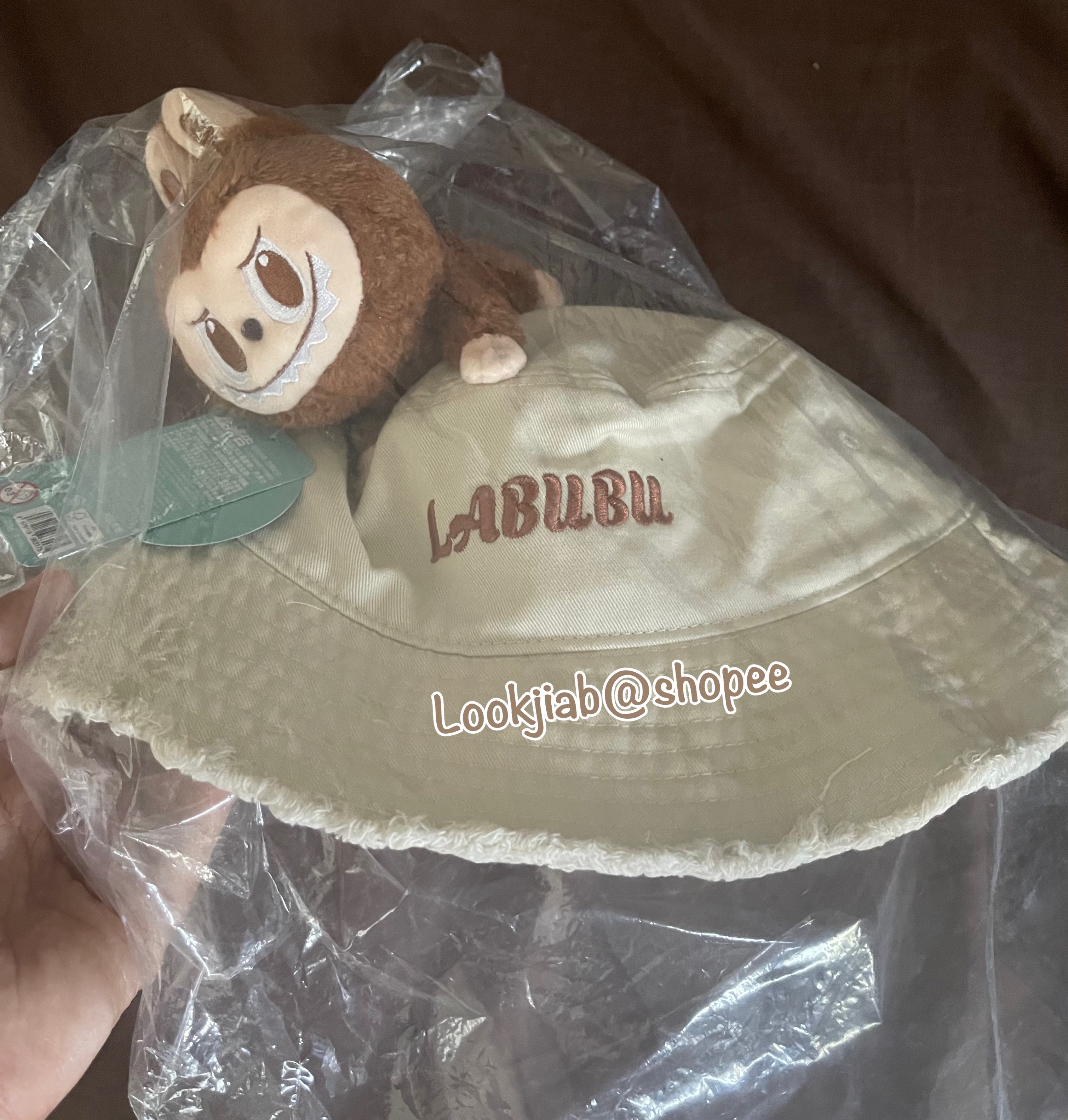 (ของแท้ 💯พร้อมส่ง) หมวกBucket Labubu ลาบูบู้