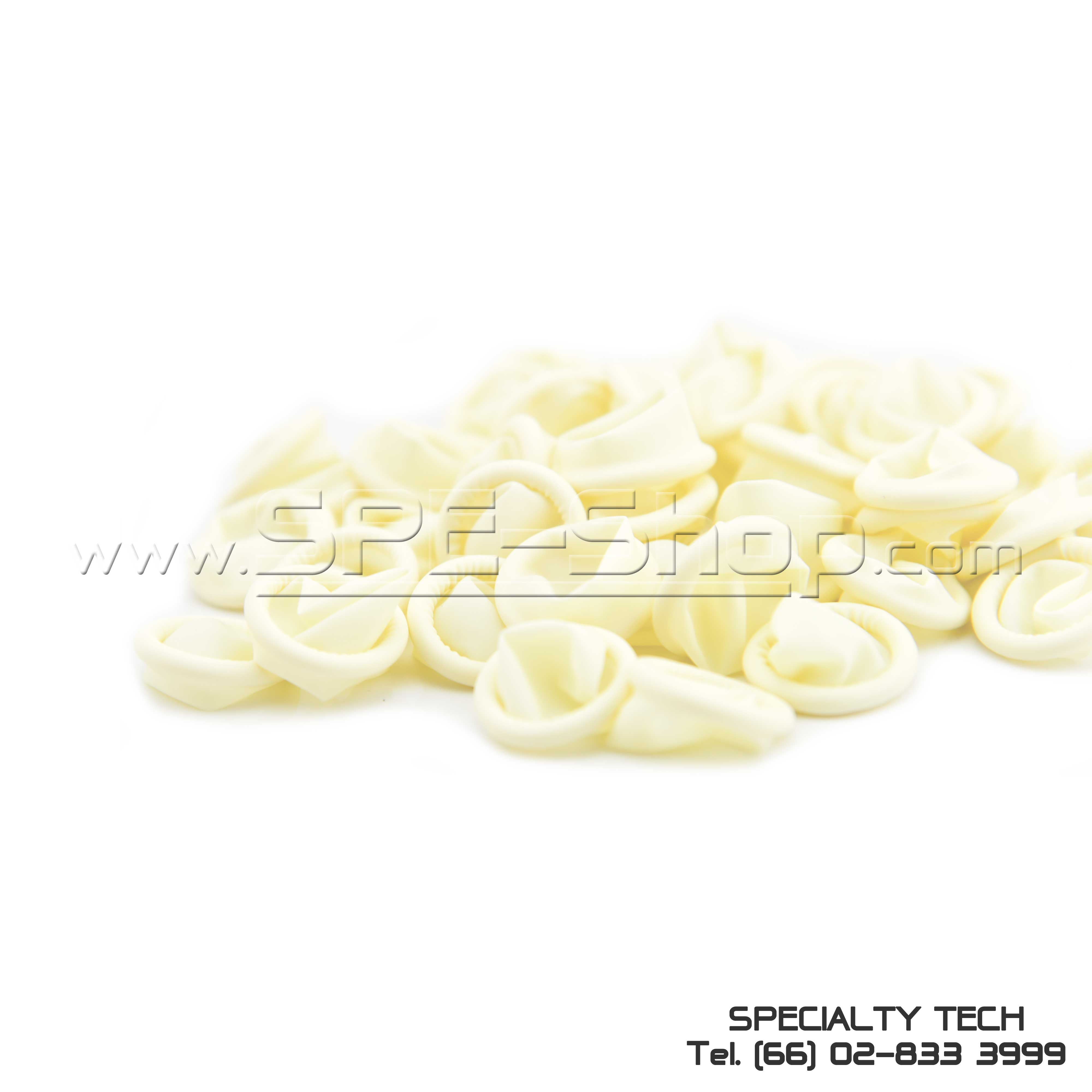 Anti-Static White Smooth Roll Finger Cots