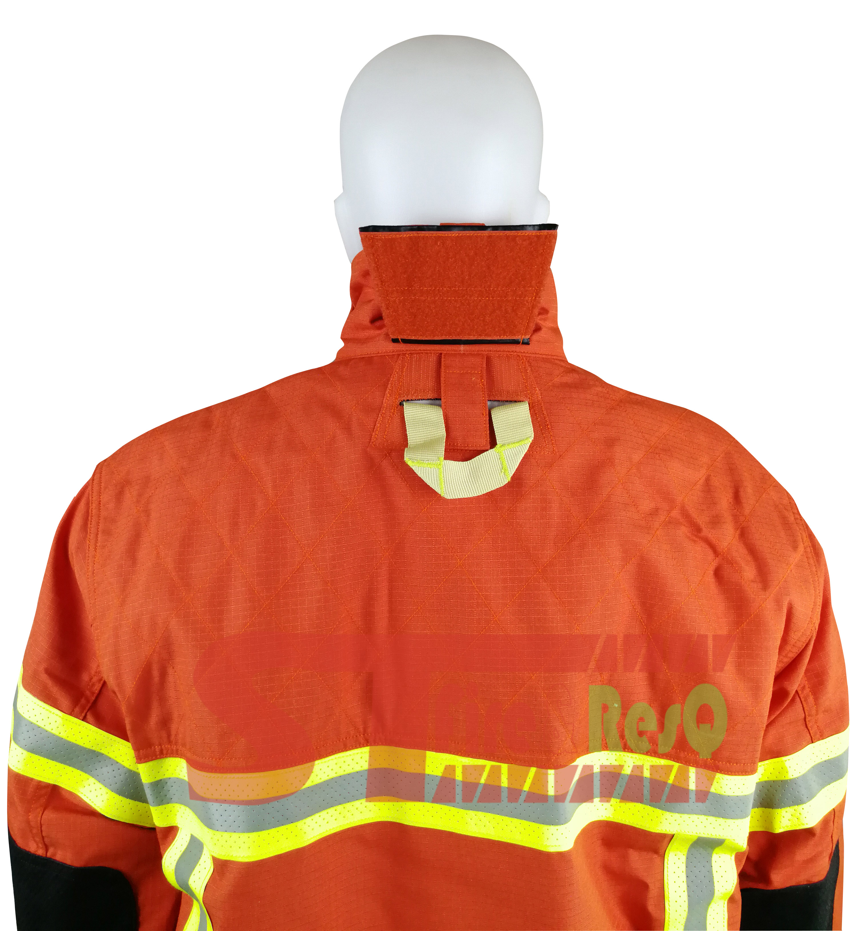 ชุดดับเพลิงในอาคาร ผ้า Nomex สีส้ม